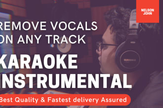 remove vocals or music from a song, perfect for karaoke