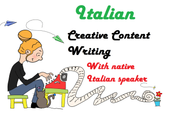 write original content in italian
