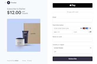 build a stripe javascript subscription integration for your site