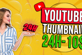 design an amazing youtube thumbnail
