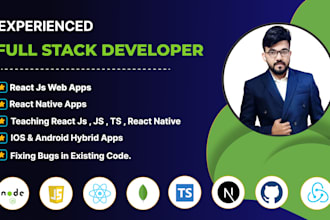 teach or fix issue , bug in react js react native javascript