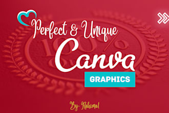 design unique and perfect graphics on canva