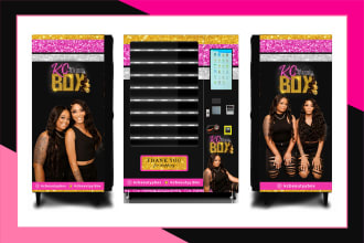 do catchy vending machine design