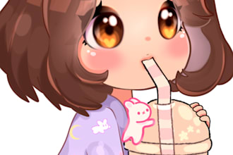 draw your character in chibi style