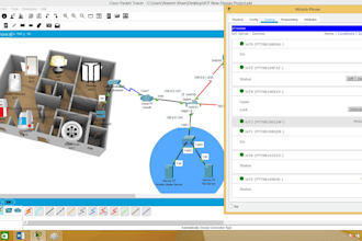 assist in iot, internet of things projects n cisco packet tracer