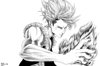 draw illustrations comic and manga art
