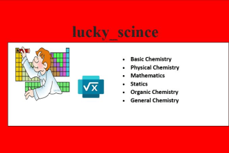 help your chemistry and mathematics task