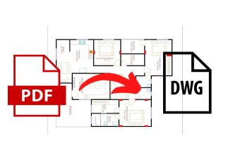 convert pdf to dwg and dxf autocad