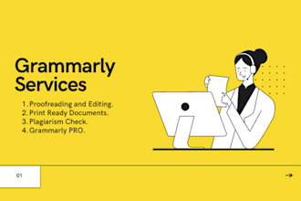 professionally proofread, edit documents with grammarly pro