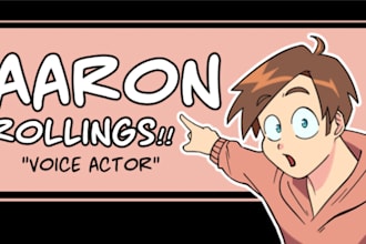 voice a male character in your project