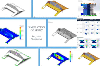 do cfd and fea analysis projects on ansys and solidworks