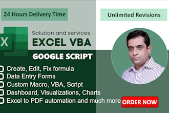 be advanced excel expert for vba and macro automation