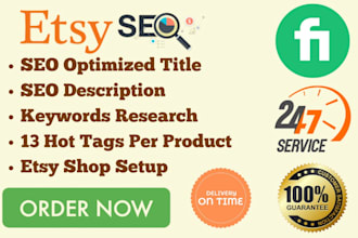 write engaging etsy seo optimization and etsy product description