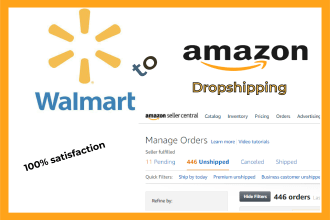 do walmart to amazon dropshipping listing
