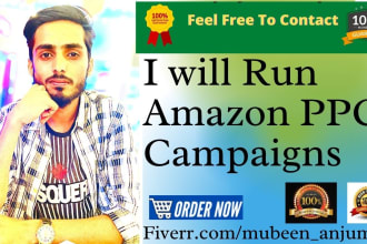 launch, manage and optimise your amazon PPC campaigns