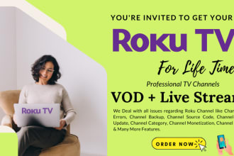 develop professional roku or firetv channel