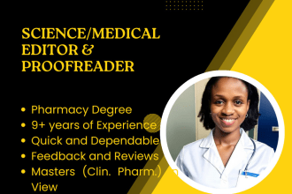 professionally edit and proofread your medical book