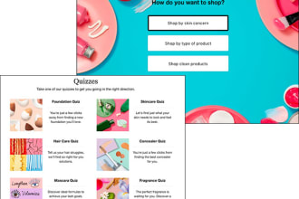 create an amazing quiz funnel using bucket io