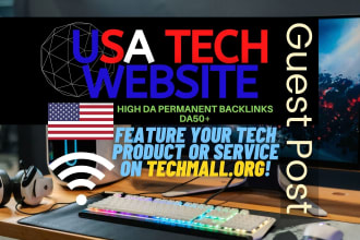guest post on canadian USA tech news website with 2 high da dofollow backlinks