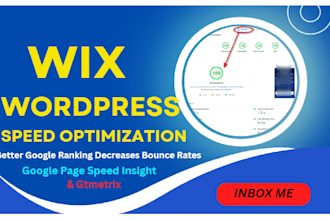 speed up wix wordpress website and improve loading time