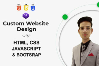 develop responsive HTML CSS react js website for you