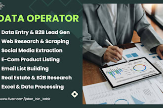 be your remote worker, data operator and virtual worker