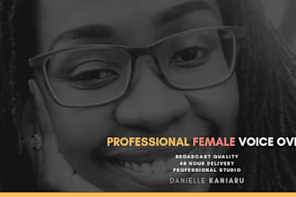 record a natural, professional female voice over in neutral english