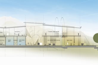 draw architectural sections and elevations for you