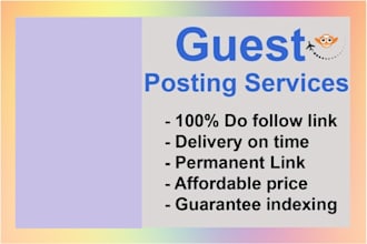 build high quality SEO backlinks by building guest posts with high authority