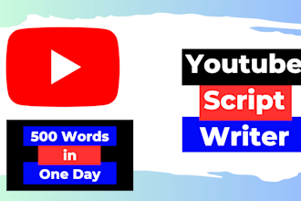 write a unique youtube video script