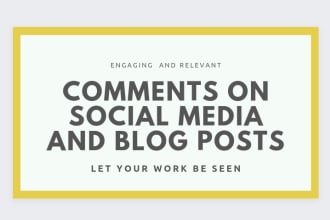 comment and share your blog posts