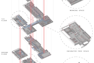 create axonometric drawings and 3d model diagrams for you
