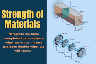 help in solving tasks related to strength of materials