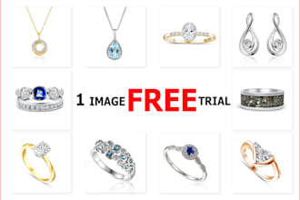do jewelry or jewellery retouch and background remove