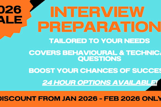 conduct a mock interview to help you ace future interviews