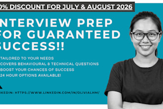 conduct a mock interview to help you ace future interviews