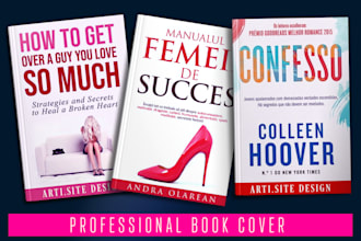design professional book cover or ebook cover