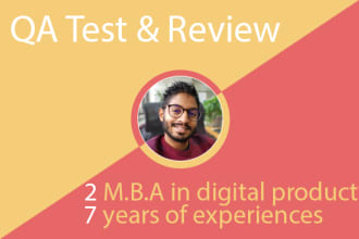 test your website, mobile app or webapp