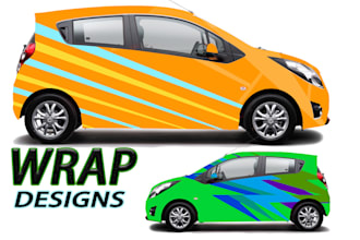 design car and other vehicle wrap