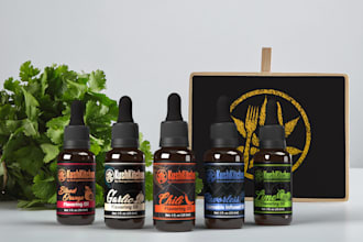 design eye catching labels for your consumable products