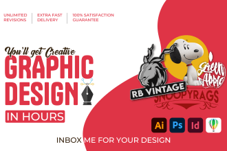 handle any kind of graphic design service using adobe and corel software
