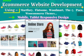 create online shop, ecommerce website using woocommerce on wordpress