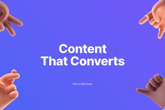 write content and articles that drive traffic