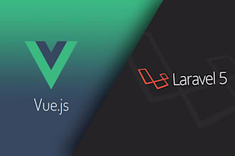 develop a professional website in PHP laravel