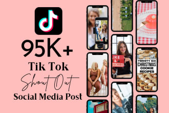 shoutout your company on my 95k tik tok account