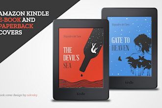 create amazon kindle book cover design