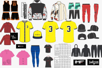 make mockups and designs for your clothing and apparel