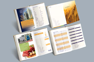 design a magazine or a catalogue or an annual report