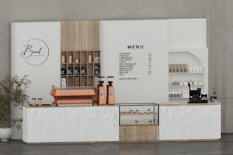 design and rendering retail stores offices  restaurants