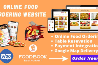 design online restaurant booking website